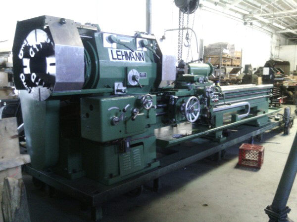 27-1/2" x 120" LEHMAN ... LATHE 12.15" SPINDLE HOLE